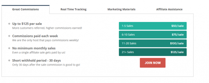 Affiliate Hosting Program by SiteGround