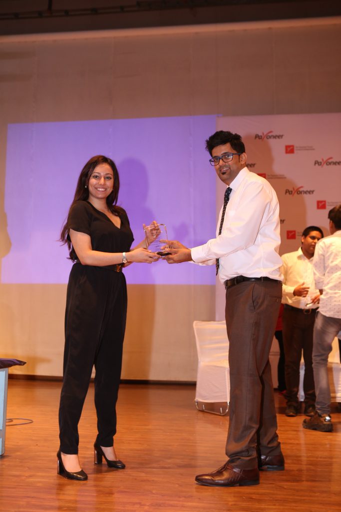 Ritu David from ritudavidconsulting at payoneer forum delhi India