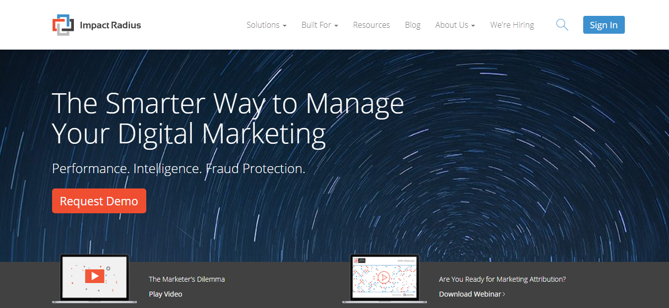 Impact Radius - The Smarter Way to Manage Your Digital Marketing