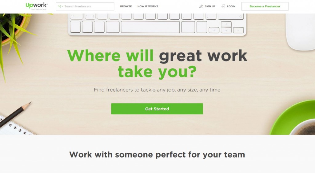 upwork freelancer jobs