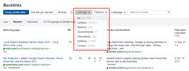 ahrefs-backlink-report