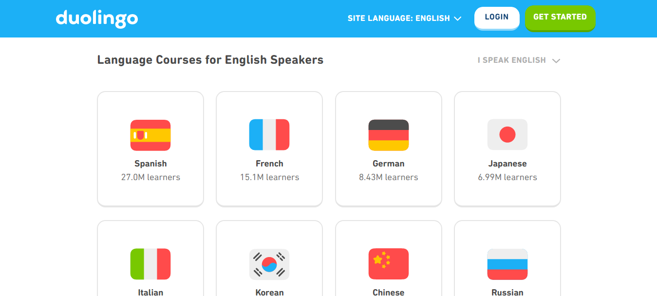 Informations sur les cours Informations sur les cours Duolingo