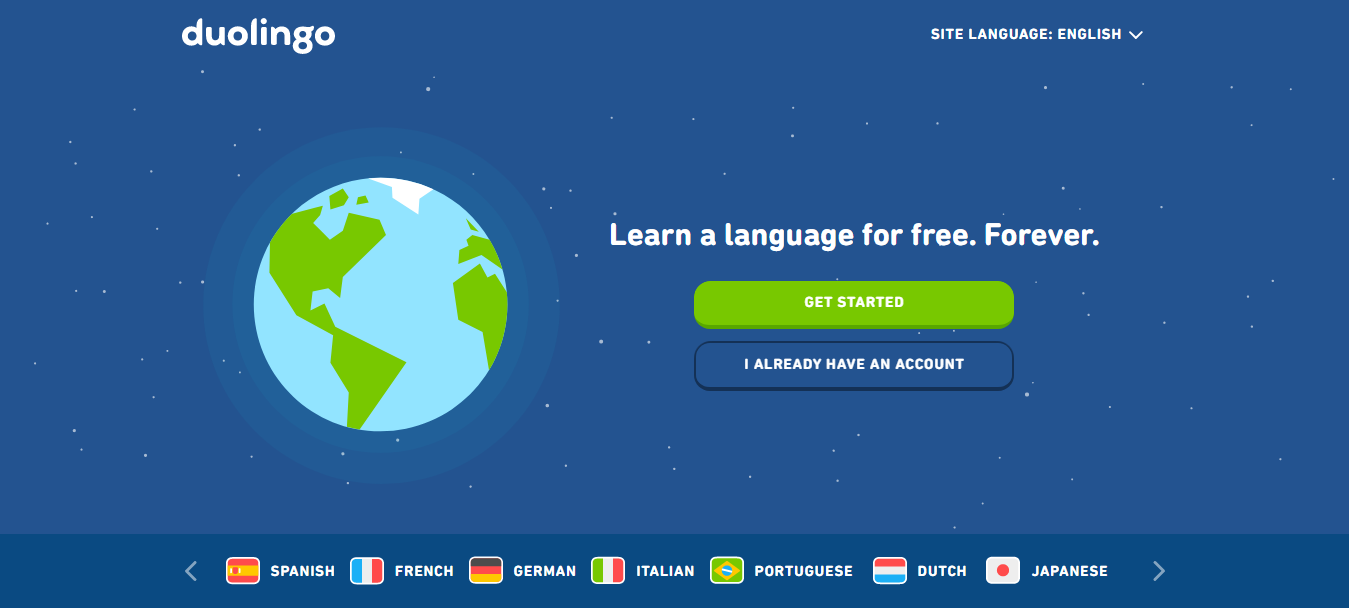 Application d'apprentissage des langues Duolingo