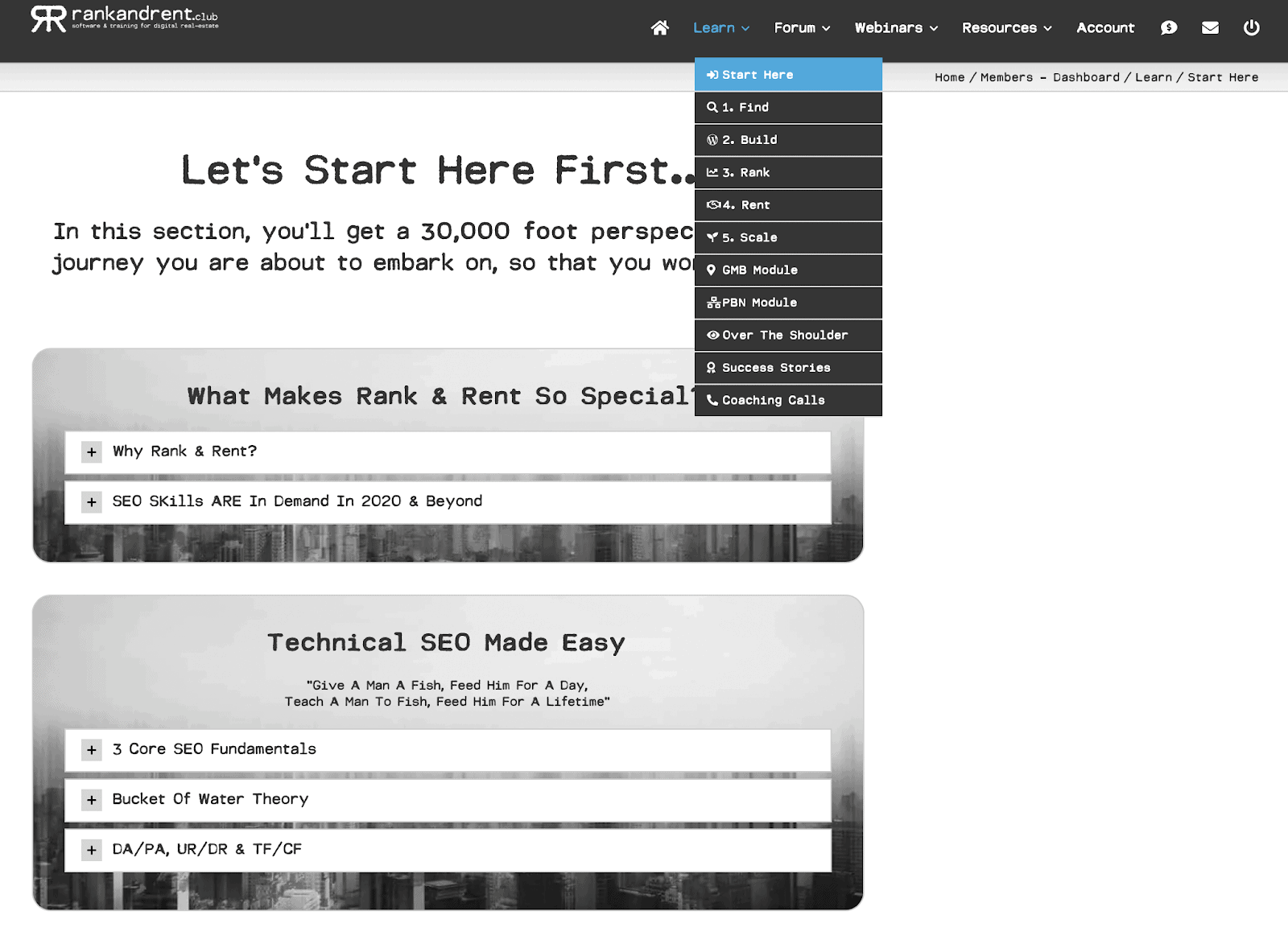 Rank and Rent Club Course- Best Affiliate marketing training