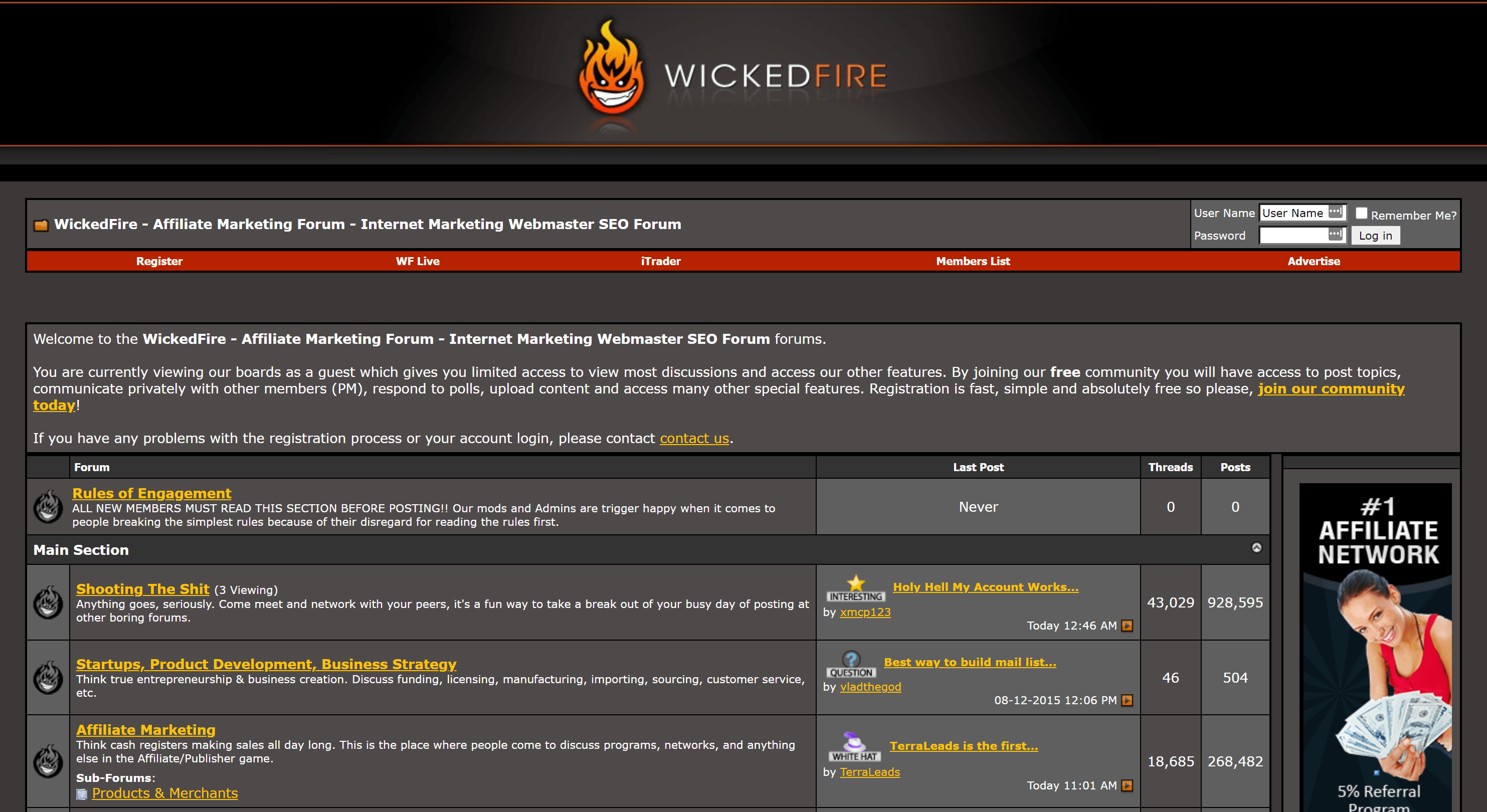 Форум по аффилированному маркетингу Wickedfire