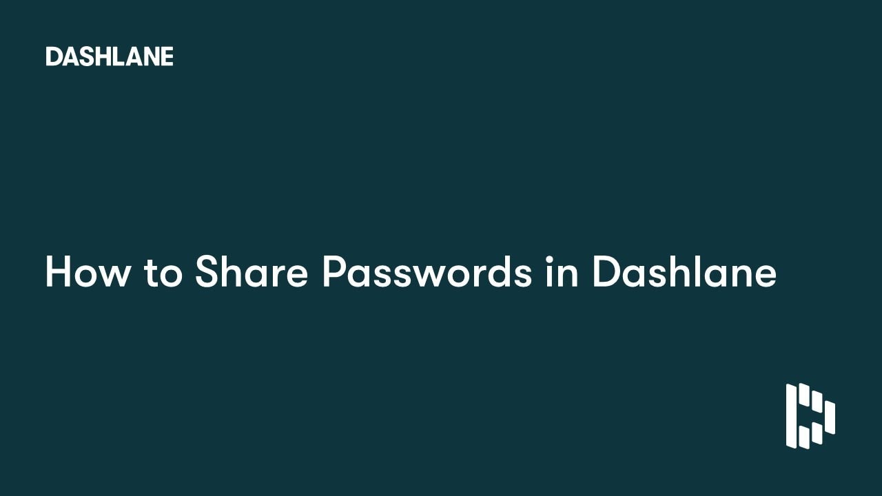 dashlane password sahring
