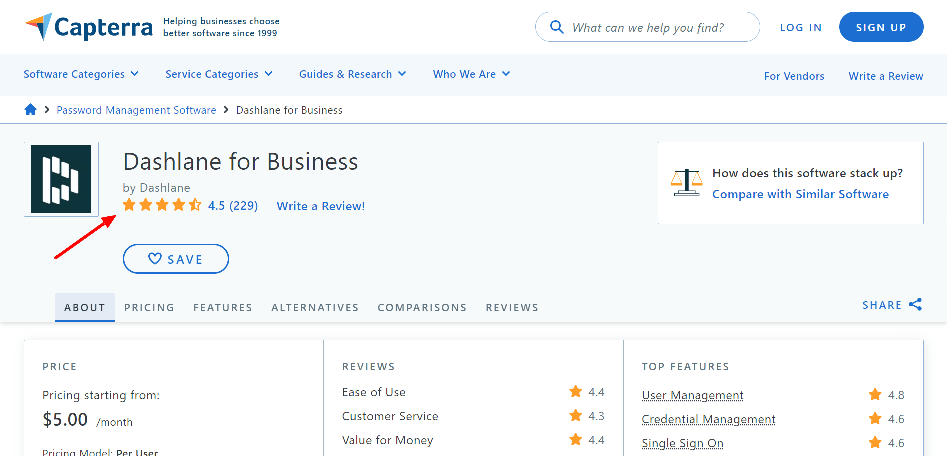 Keeper vs Dashlane - Dashlane Customer Review on Capterra