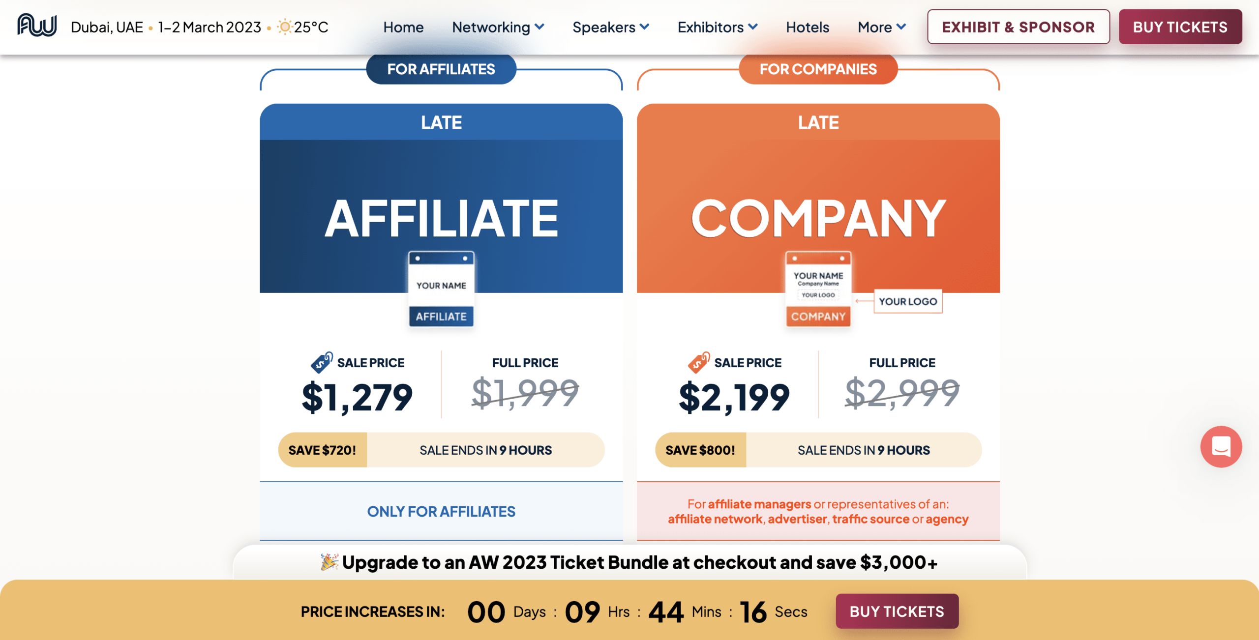 AW pricing