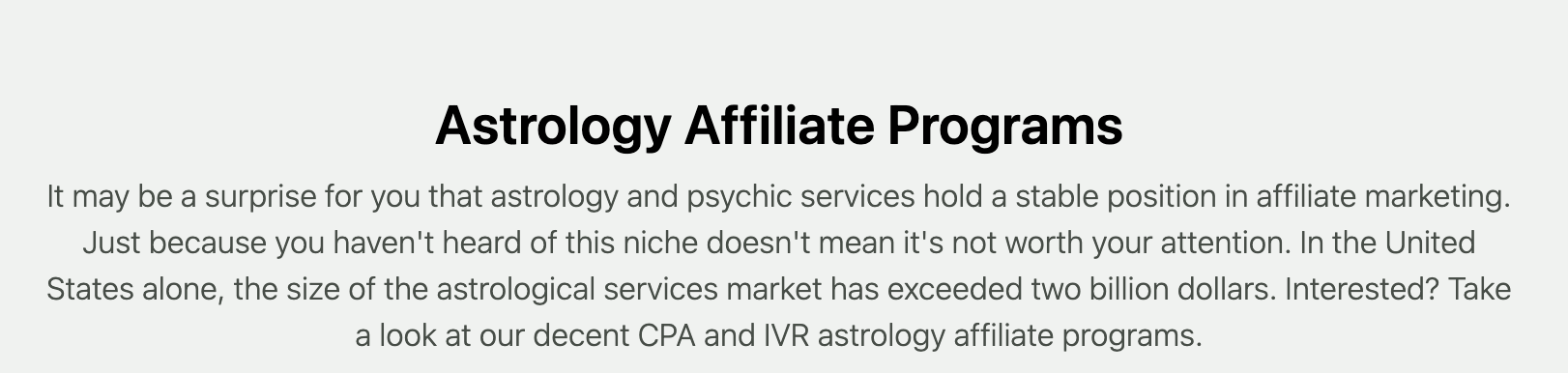 Astrology