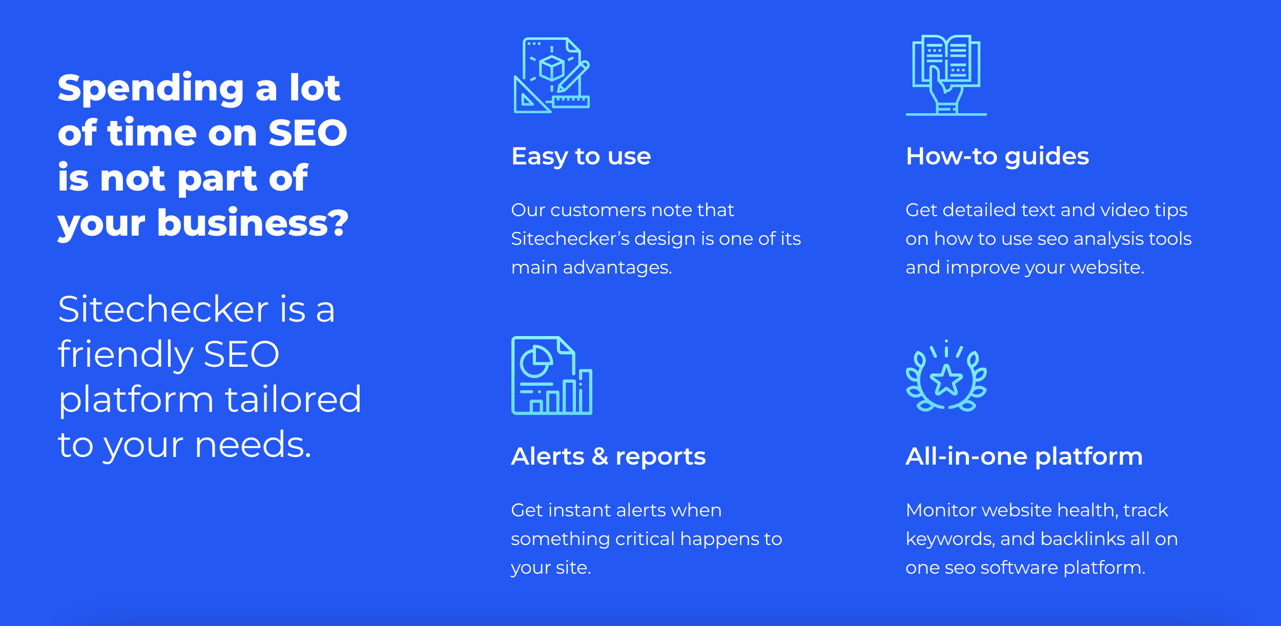 Sitechecker features