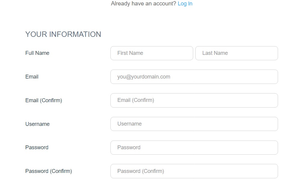Complete el formulario de solicitud
