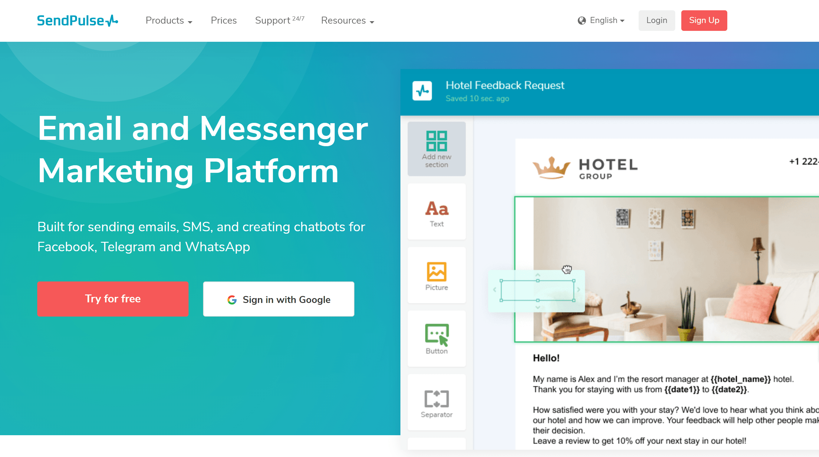 Sendpulse reviews