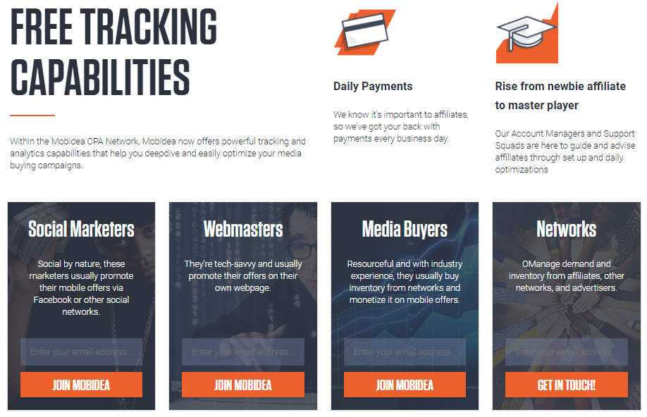 Mobidea - Best Thrive Affiliate Tracker Alternatives
