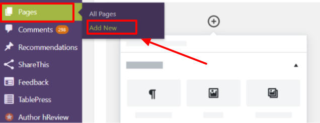 Create A Blog Easily- Create Contact Us Page