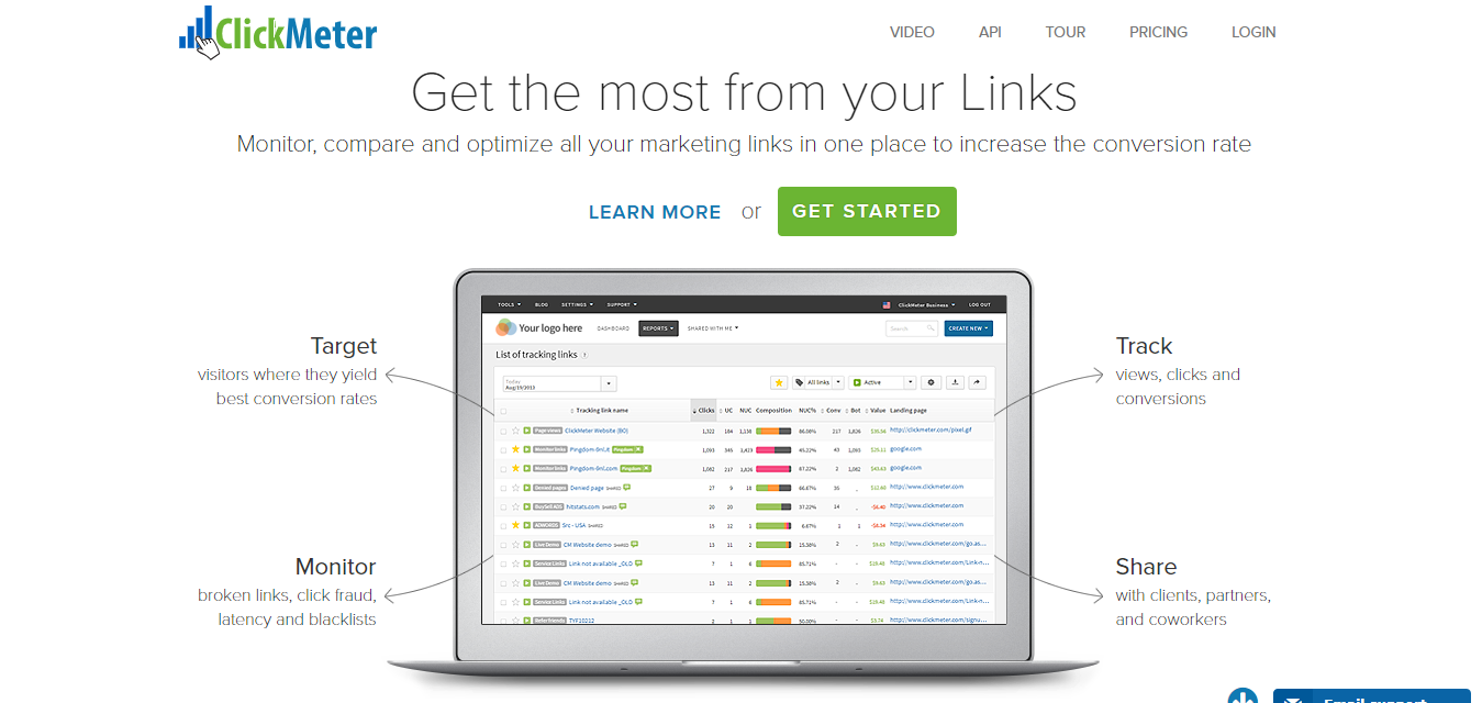  ClickMagick vs voluum vs Clickmeter - Get your Link