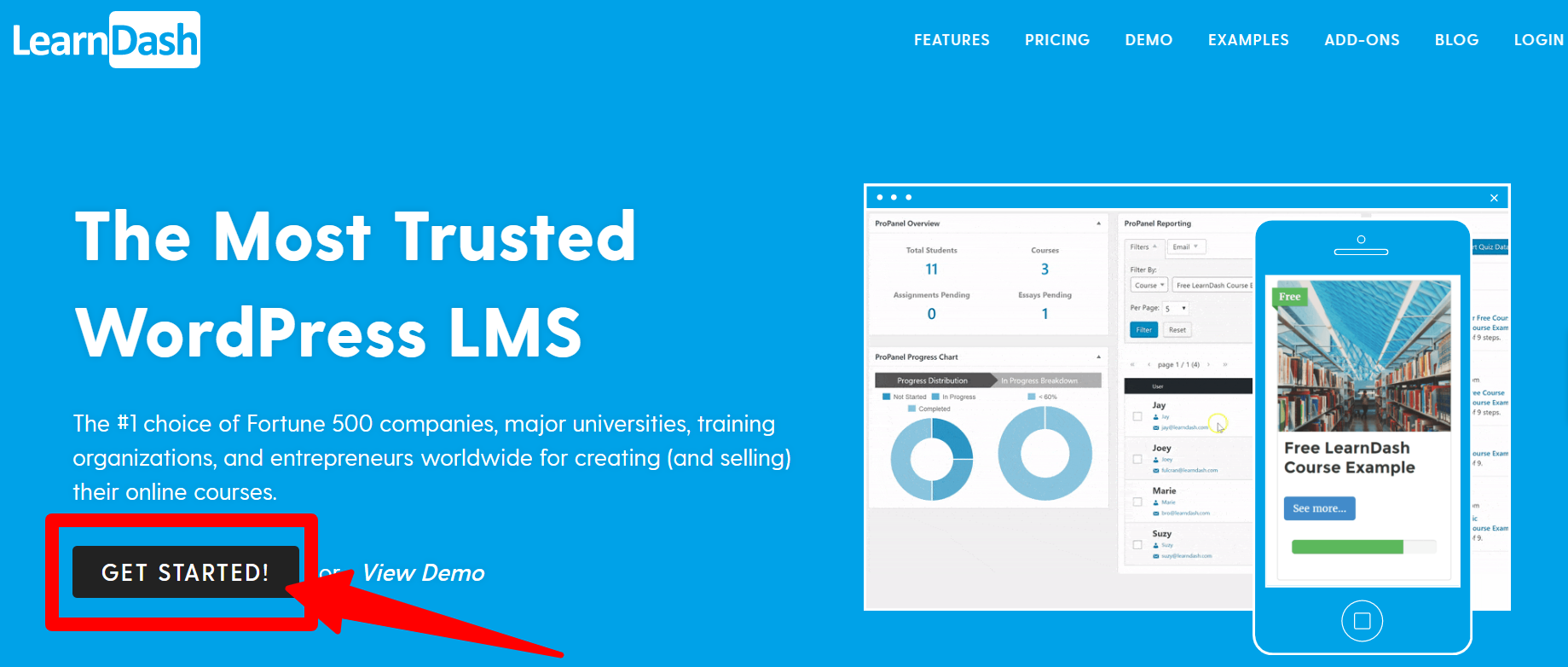 LearnDash Vs LifterLMS: LearnDash Overview