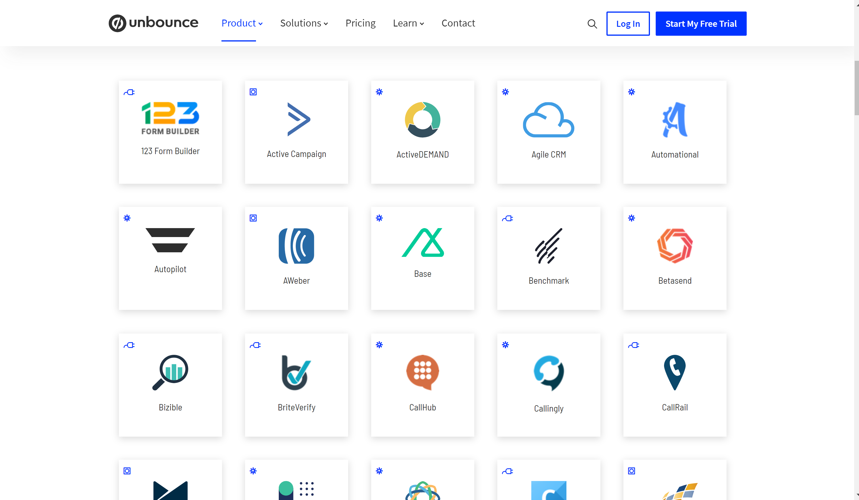 Unbounce Integrations