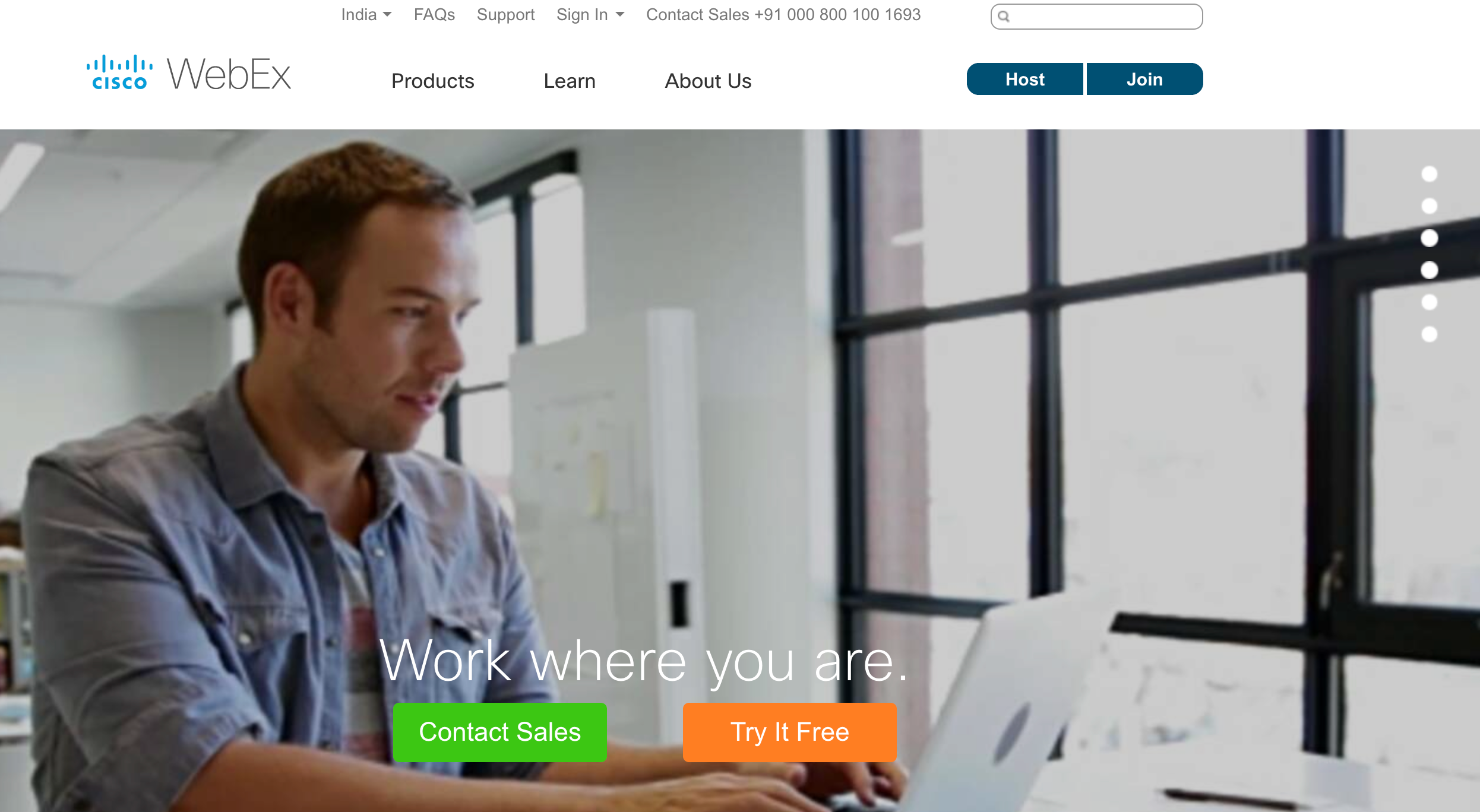 Cisco WebEx — Video Conferencing