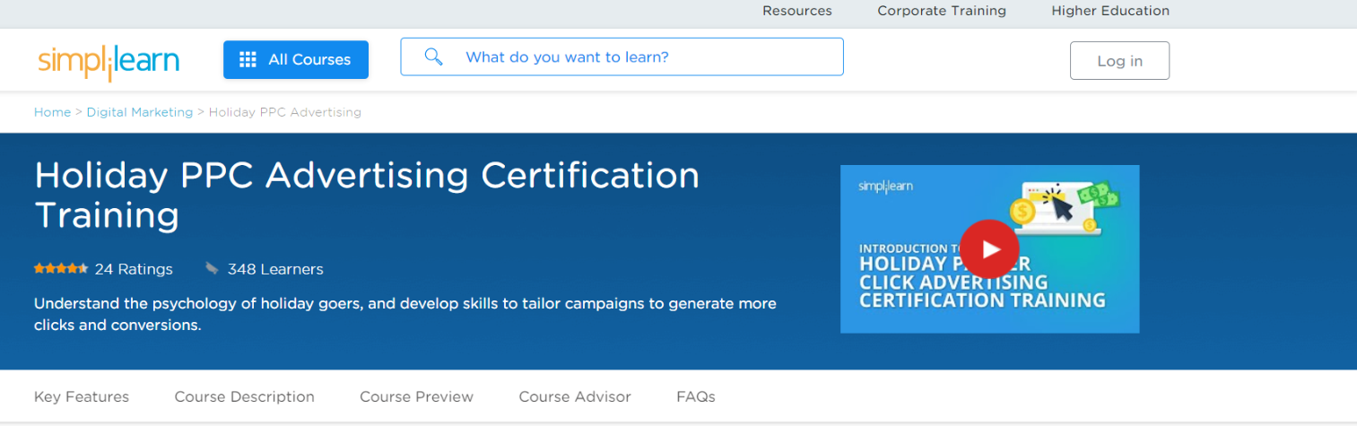  Best PPC Course - Simplilearn