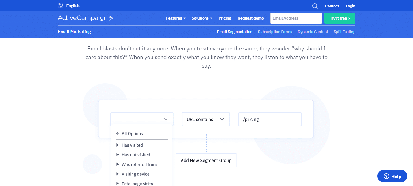 ActiveCampaign Email Segmentation-EngageBay vs ActiveCampaign