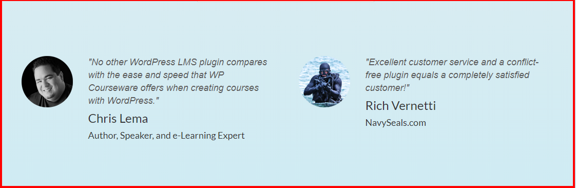 WP Courseware - Testimonials
