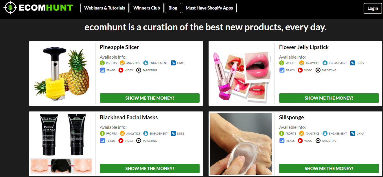 Ecomhunt winning product- Intelligynce alternatives