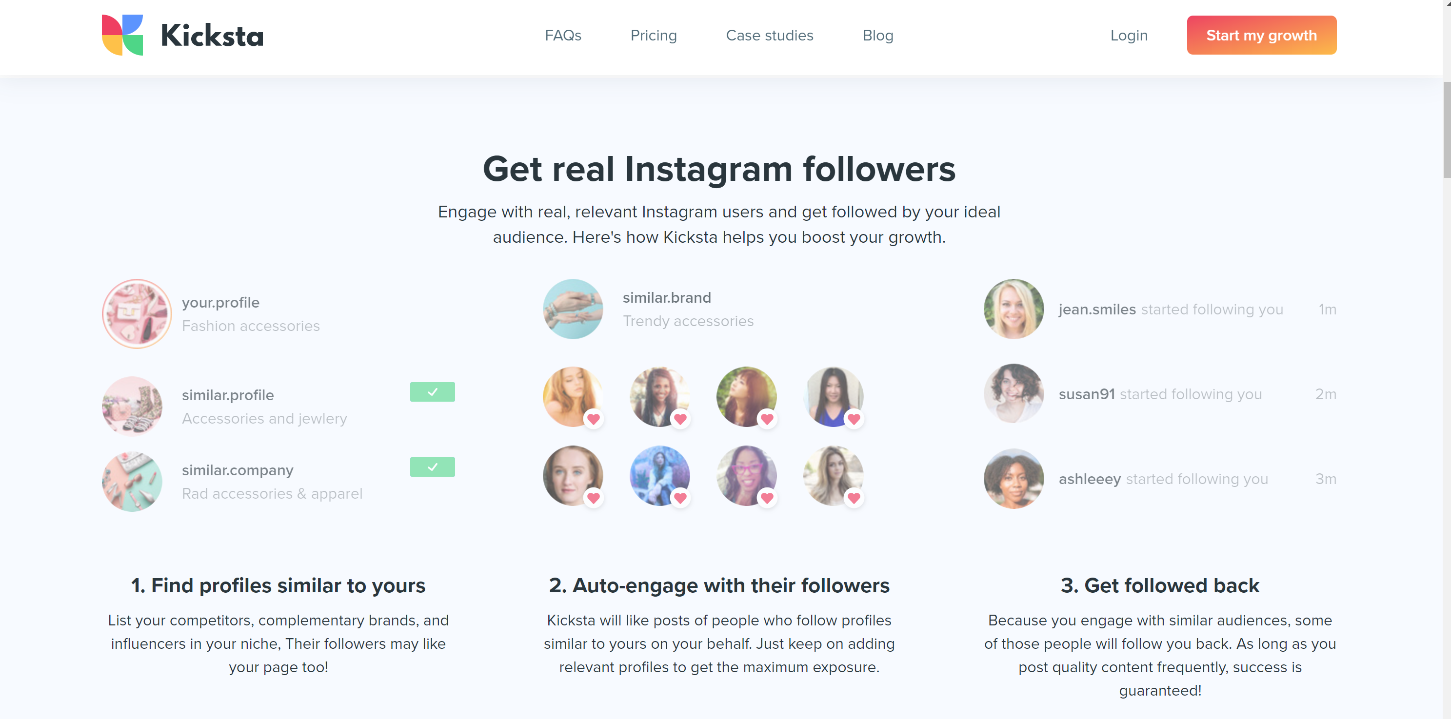 Kicksta for real instagram followers