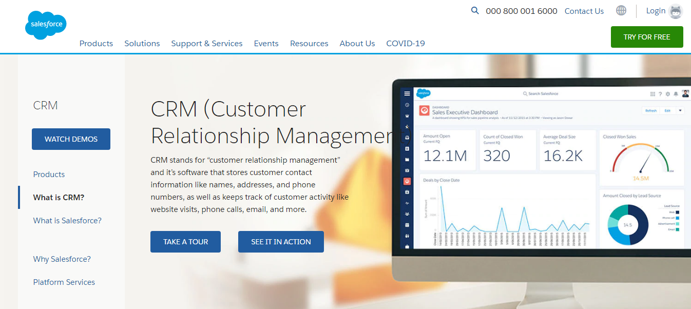 Salesforce CRM tool comparison