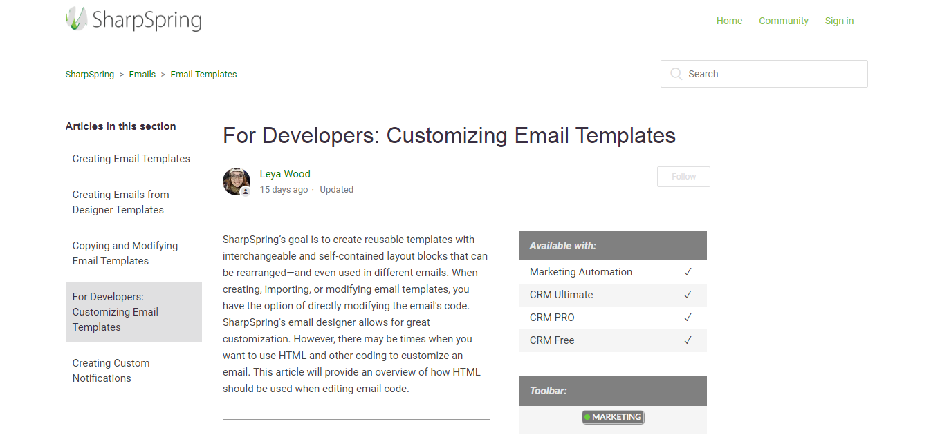 SharpSpring vs Salesforce comparison