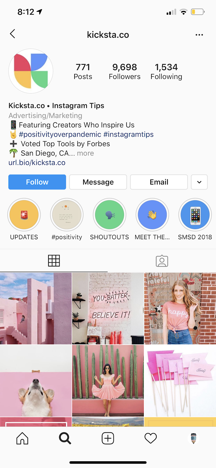 Perfectly Optimized Instagram Bio