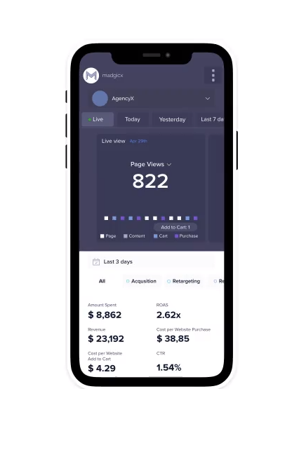 Madgicx Mobile-App