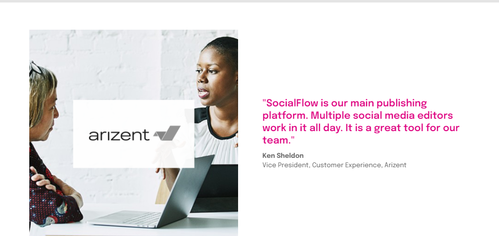 SocialFlow - Testimonials