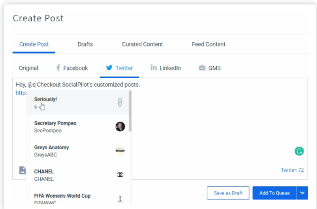 SocialPilot - SCHEDULING
