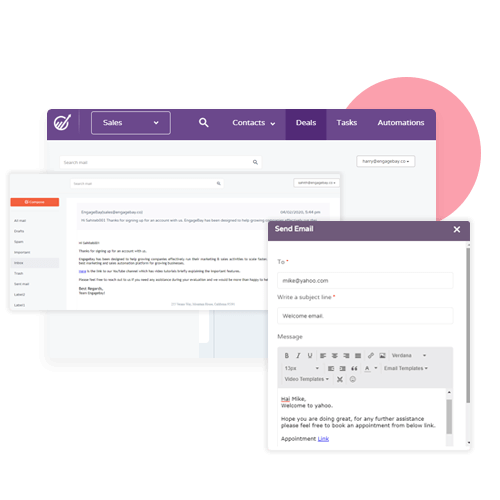 Engagebay crm features- engagebay vs Hubspot