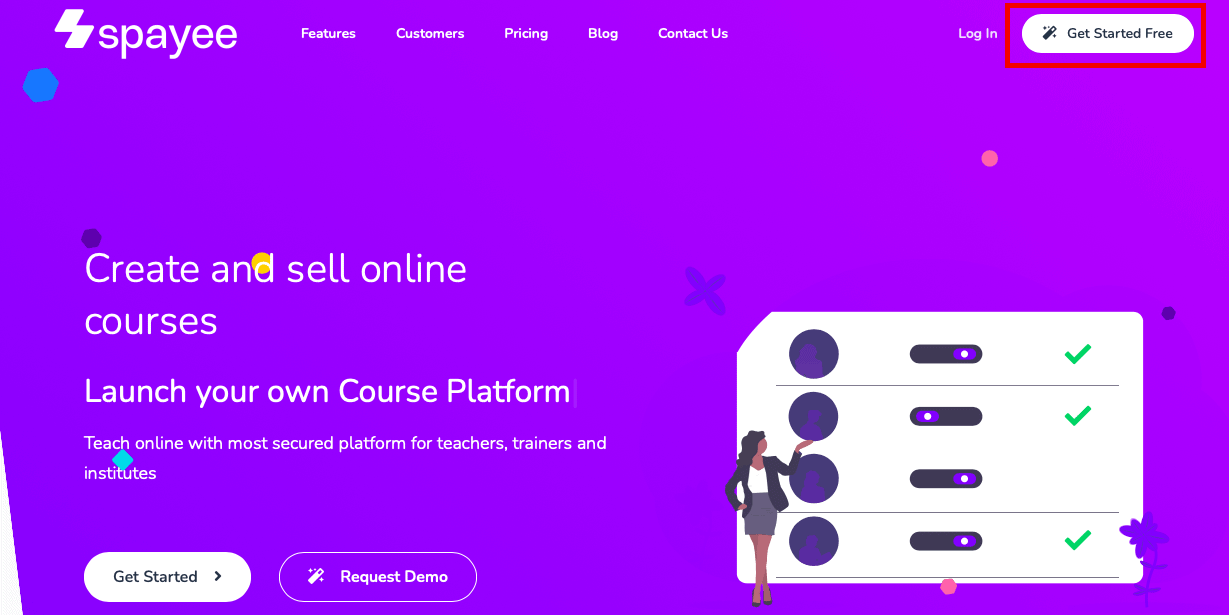 Sign up - Why bloggers should create online course