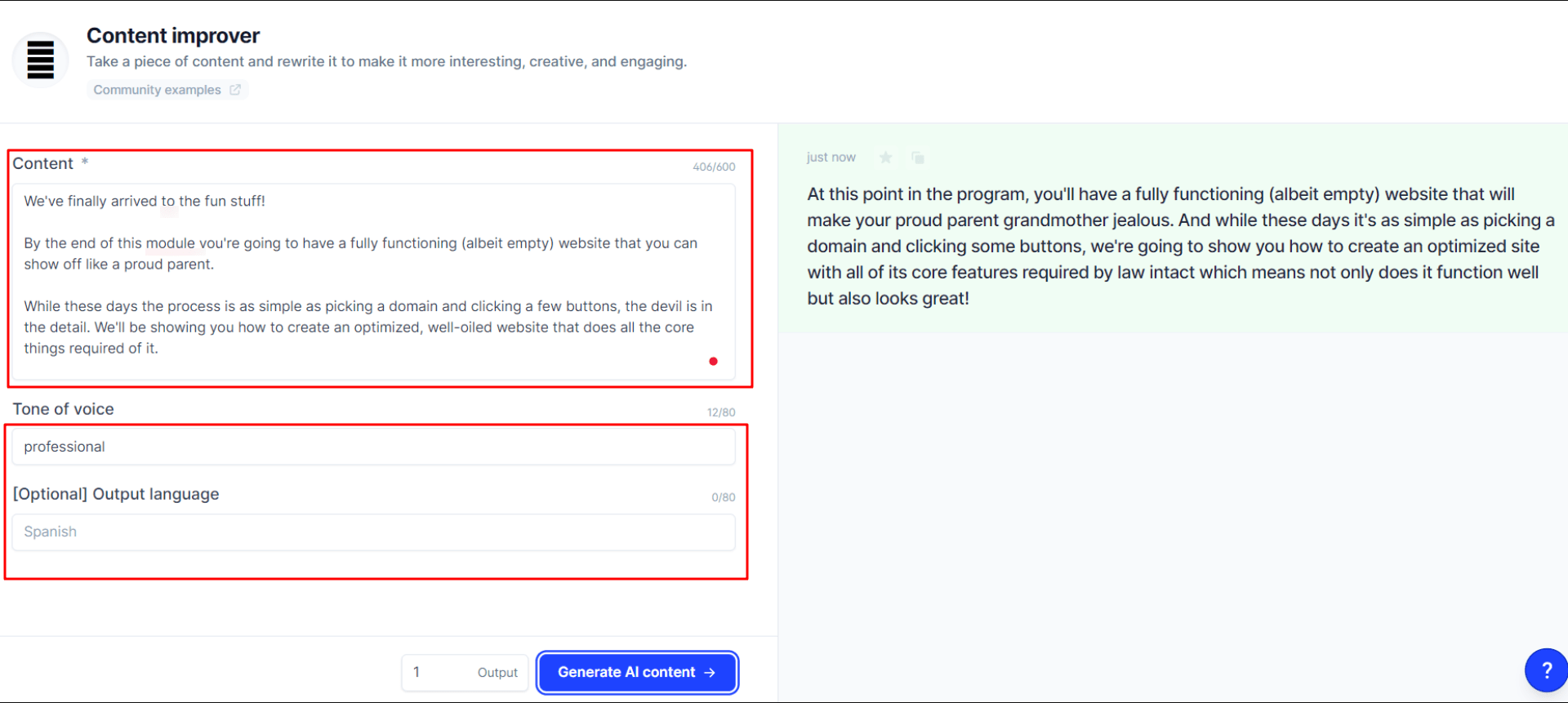 Content-improver-Conversion-ai
