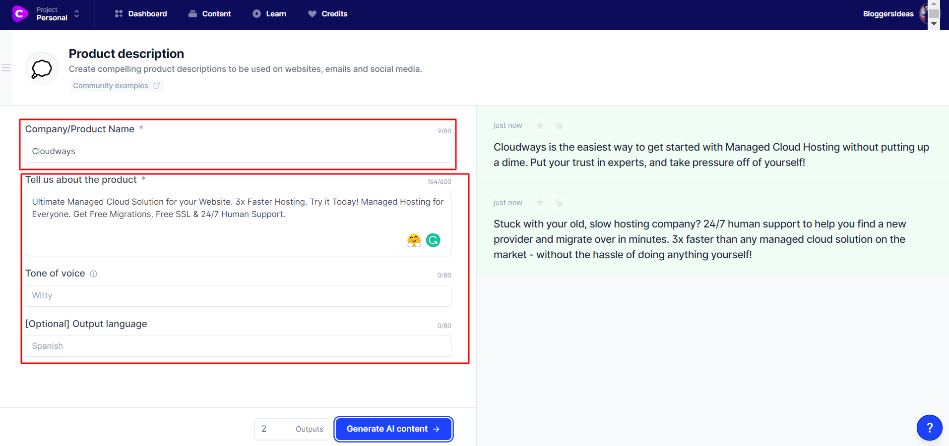 Product-description-Conversion-ai