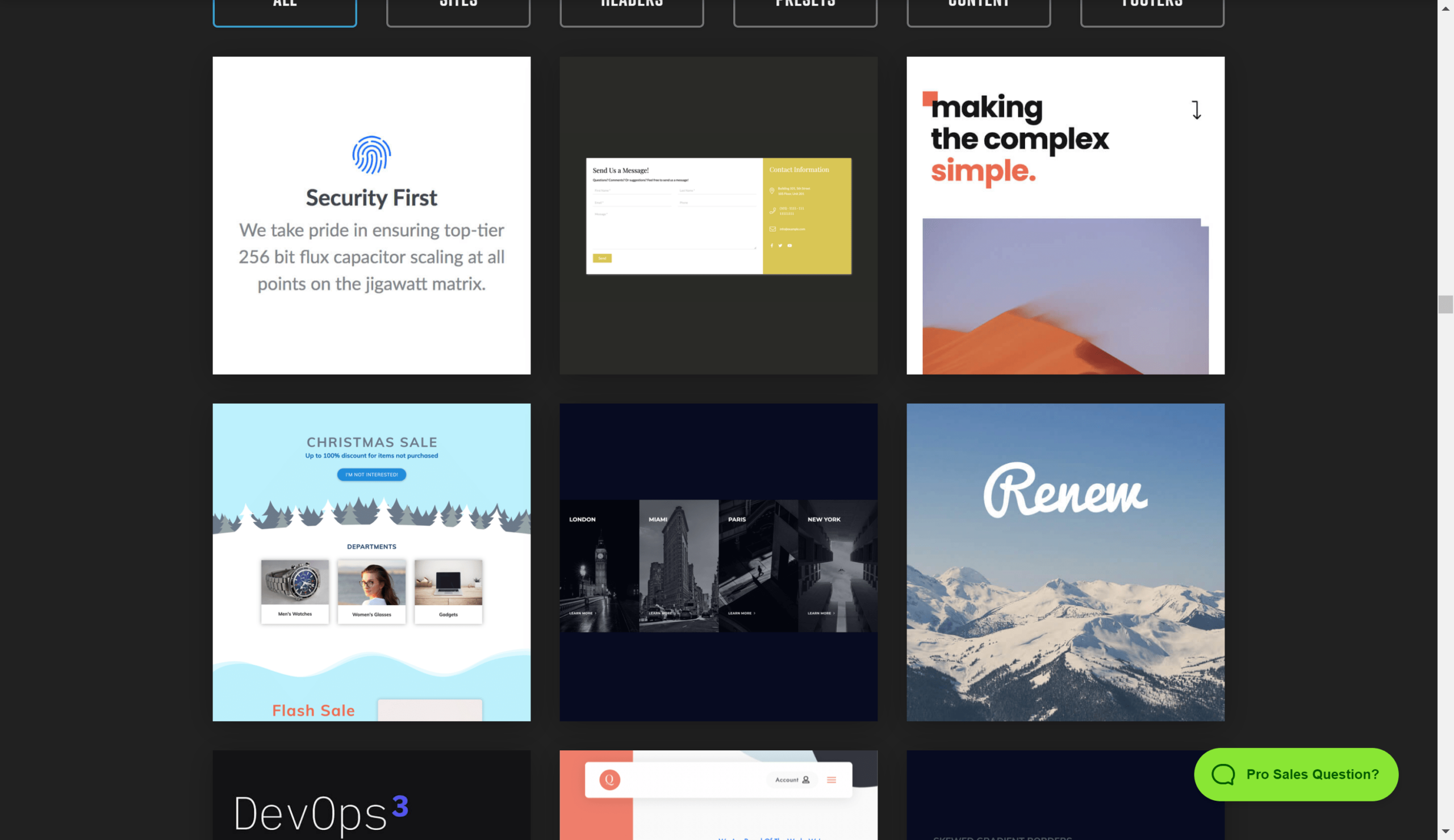 Elementor wordpress page builder templates