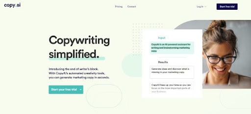 CopyAI Review - overview