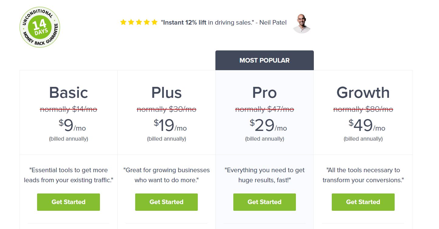 optinmonster pricing