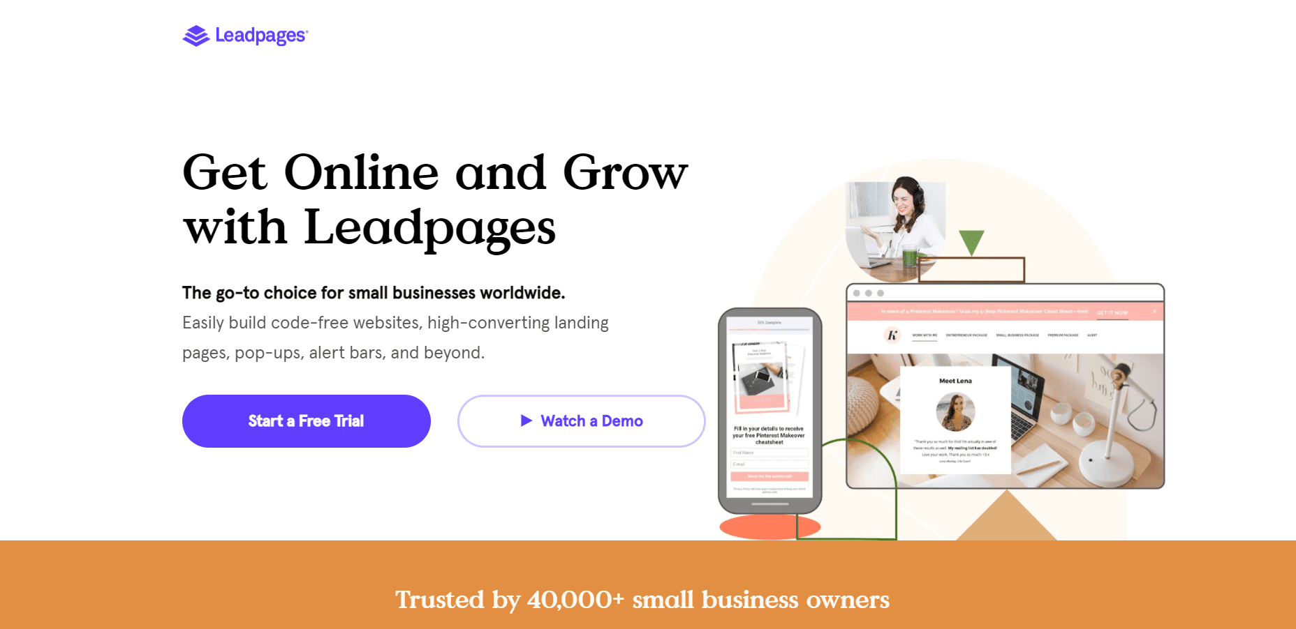 Instapage Alternatives: leadpages