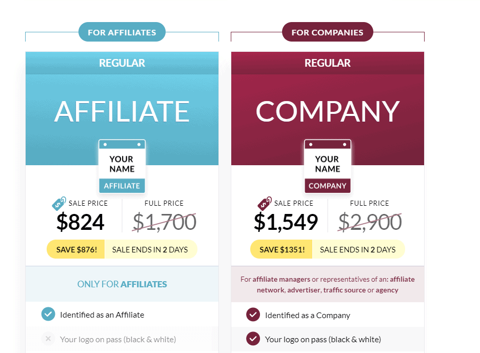 Affiliate World Global - Dubai - pricing