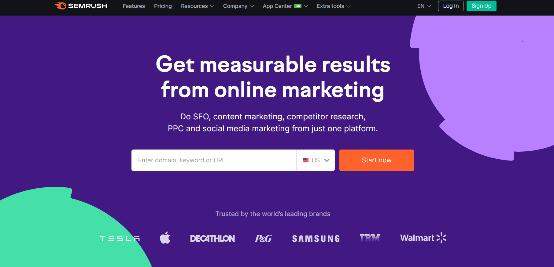semrush dashboard