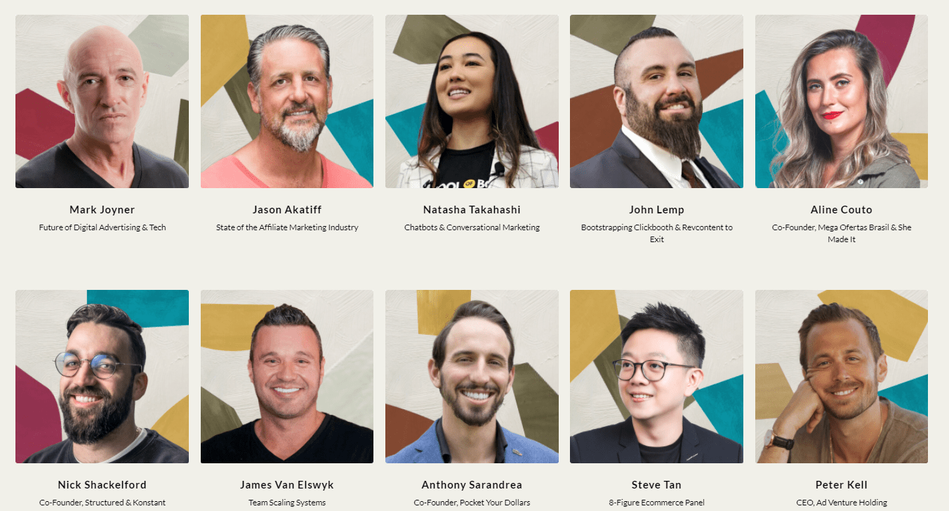 Affiliate World Global - Dubai : speakers