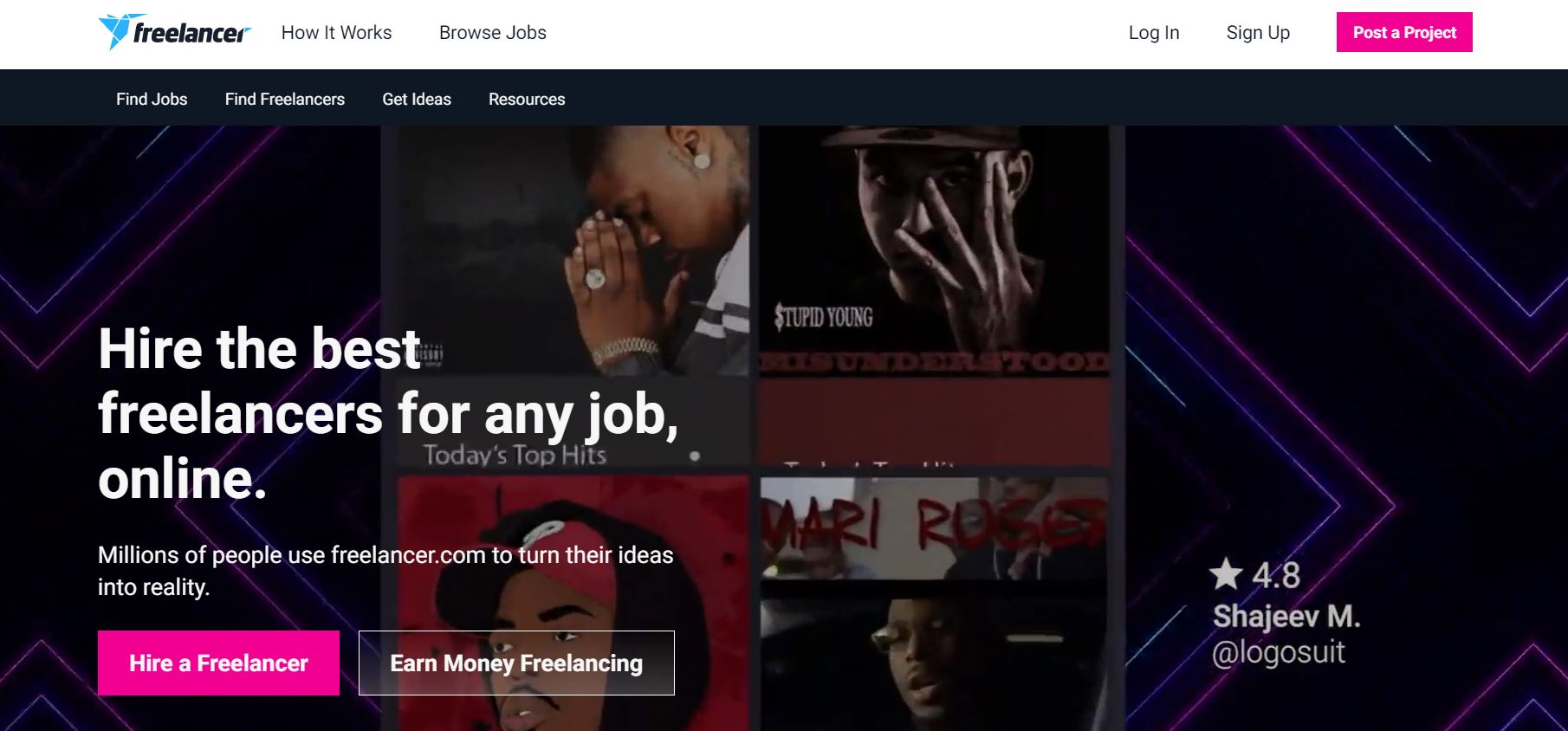 Freelancer - Website For Freelance Content Writer
