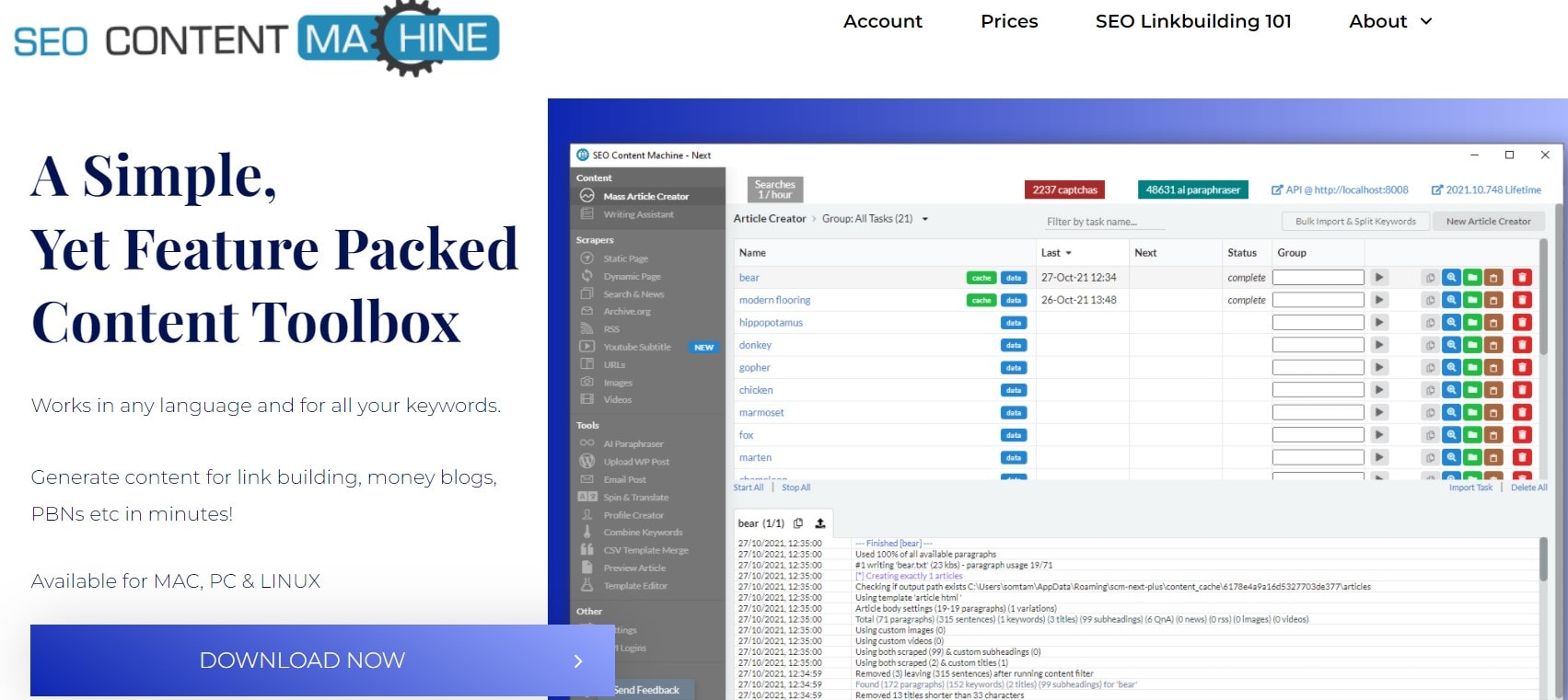 SEO Content Machine