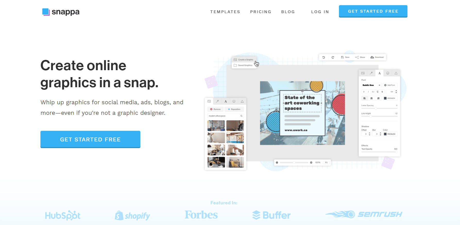 Best Blogging Apps- snappa