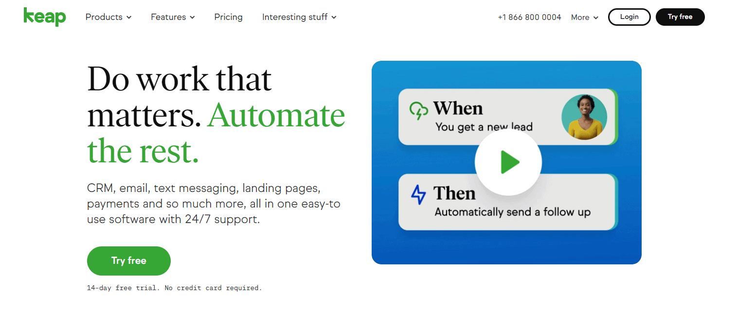 Keap Marketing Automation