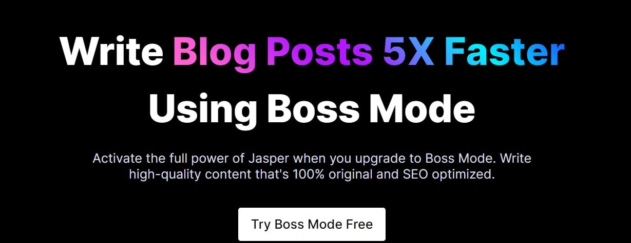 jasper Write Long-Form Content