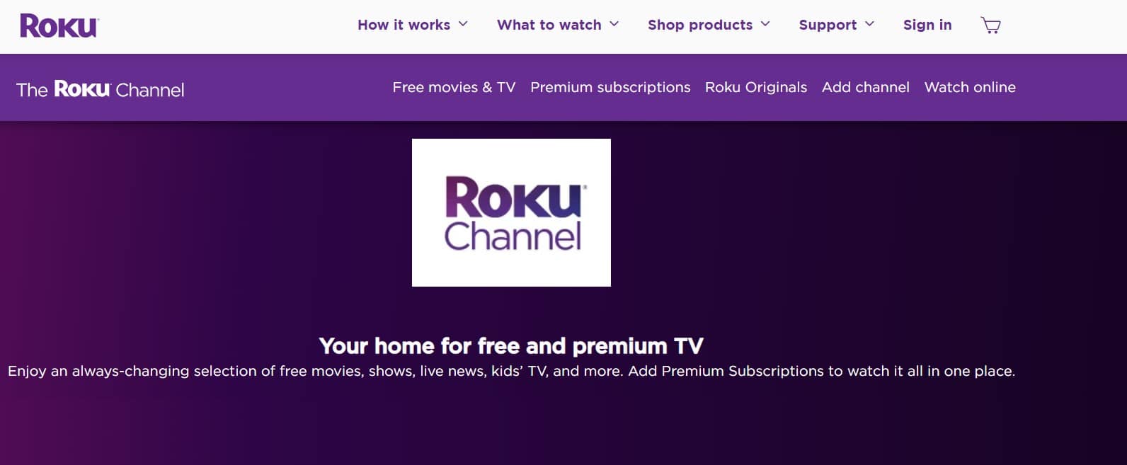 The Roku Channel: Best Free Movie Streaming Services
